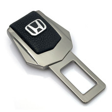 Заглушка ремня безпеки з логотипом Honda Темний хром 1 шт