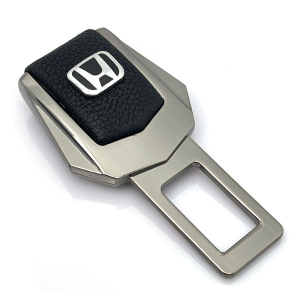 Заглушка ремня безпеки з логотипом Honda Темний хром 1 шт