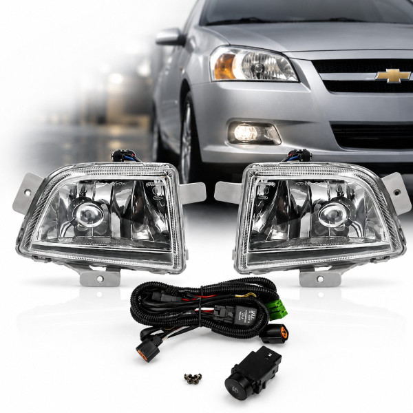 Противотуманные фары Chevrolet Aveo II Хечбек Седан 2002-2008 H3 55W с электро проводкой (CV-247)