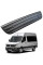 Зимняя накладка на решетку нижняя накладка Volkswagen Crafter 2006-2013 Матовая FLY
