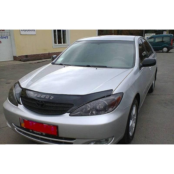 Дефлектор капота мухобойка для Toyota Camry 30 2001-2006 Евро Крепление (Vip Tuning) TYA04
