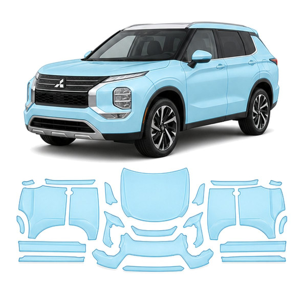 Антигравійна захисна бронеплівка за лекалами для Mitsubishi Outlander IV 2021- повний кузов