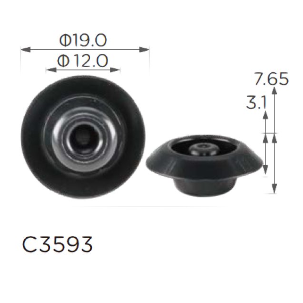 Заглушки кузова Honda 9555111000 (C3593)