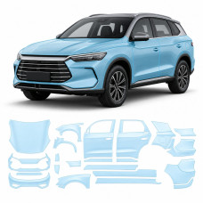 Антигравійна захисна бронеплівка за лекалами для BYD Song Pro I facelift 2023- повний кузов