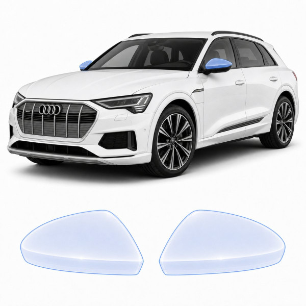 Антигравийная защитная бронепленка по лекалам для Audi e-tron GE 2019-2022 - зеркала
