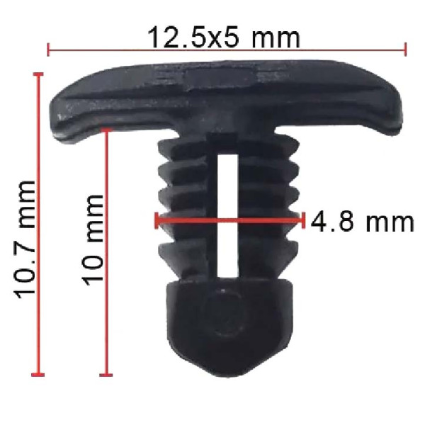 Кліпса ущільнювача Volkswagen, Seat, Ford, Audi (251823717, 251 823 717, 10661) (C1908)