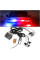 Страбоскоп Світлодіодний 12V DRL / 3W* 6LED / 12 Режимів / З Пультом / Червоно-Синій-Жовтий (V28H)