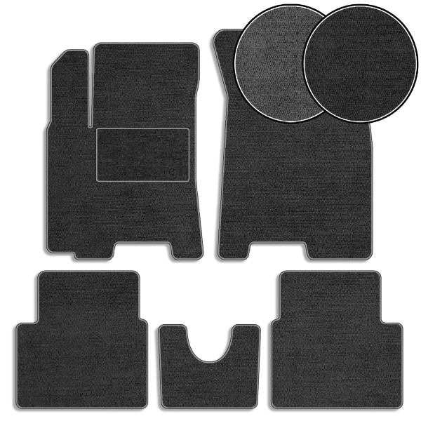 Ворсовые коврики для Chevrolet Aveo T200 T250 2003-2011 (Carrera)
