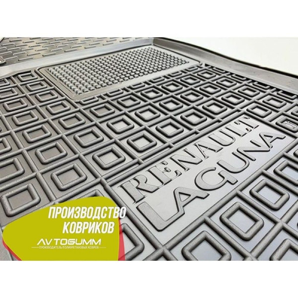 Водійський коврик в салон Renault Laguna 2 2001-2007 (Avto-Gumm)