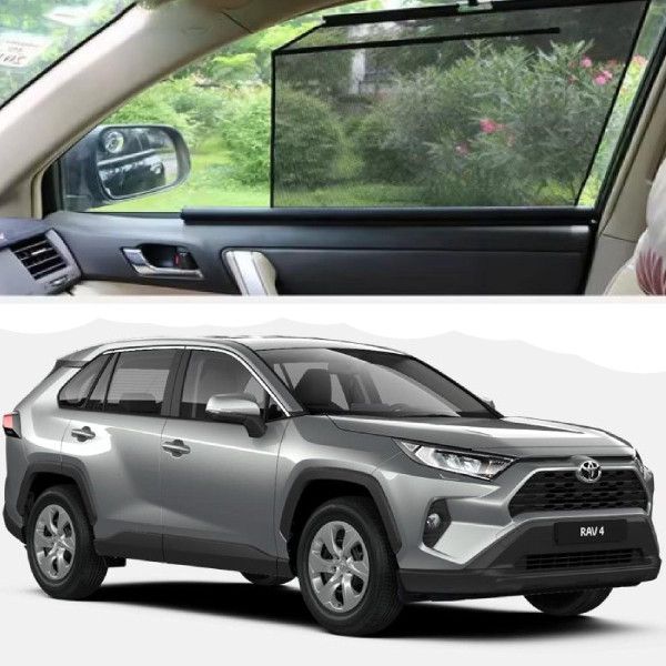 Шторки солнцезащитные Ролетные Модельные для Toyota RAV4 2019-2025 XA50 (на 4 Двери)