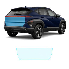 Антигравійна захисна бронеплівка за лекалами для Hyundai Kona SX2 2023- зона кришки багажника