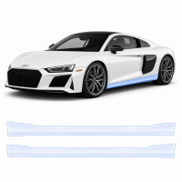 Антигравійна захисна бронеплівка за лекалами для Audi R8 4S 2015-2024 - нижня зона кузова