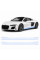 Антигравійна захисна бронеплівка за лекалами для Audi R8 4S 2015-2024 - нижня зона кузова