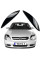 Вії фар для Opel Vectra C 2002-2008 2 шт Voron Glass (RO10002)