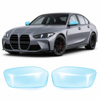 Антигравийная защитная бронепленка по лекалам для BMW M3 G80 facelift 2024- зеркала