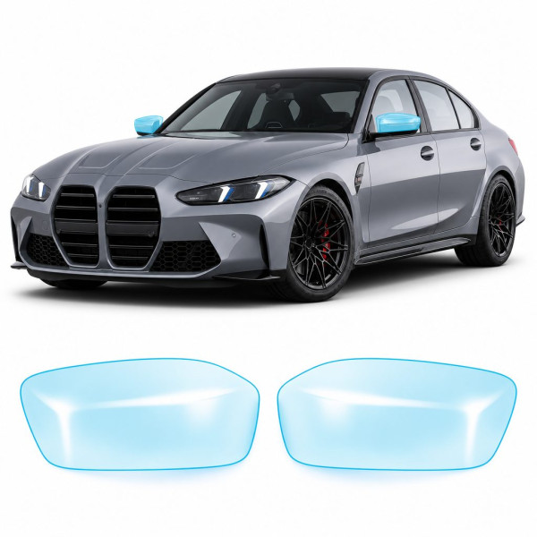Антигравийная защитная бронепленка по лекалам для BMW M3 G80 facelift 2024- зеркала