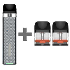 Многоразовый Pod-Набор Vaporesso Xros Mini 1000mAh 2 мл (Картриджей 0.8 ОМ 3 шт) Серый