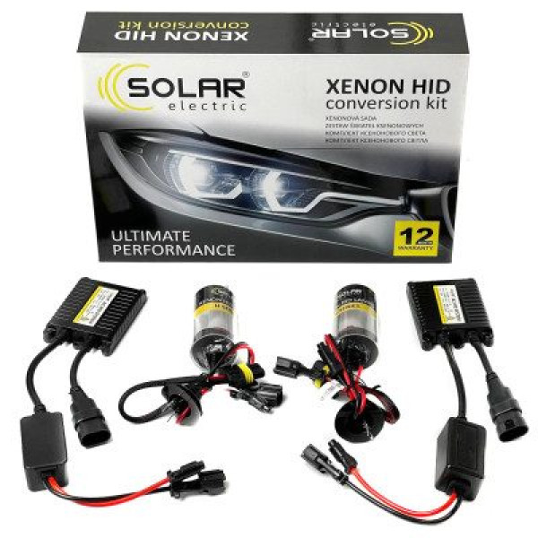 Комплект ксенону Solar H1 5000K 85V 35W P14.5s KET+Ballast 2 шт (4150)