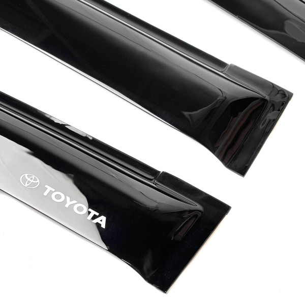 Дефлекторы окон ветровики Toyota Corolla 2012-2019 Voron Glass