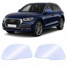 Антигравийная защитная бронепленка по лекалам для Audi Q5 FY 2017-2020 - зеркала