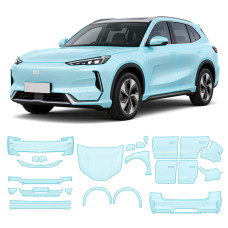 Антигравійна захисна бронеплівка за лекалами для Geely Galaxy E5 (EX5) I 2024- повний кузов