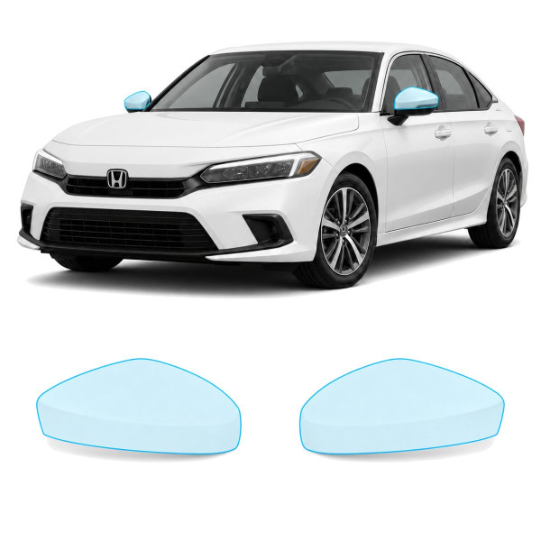 Антигравійна захисна бронеплівка за лекалами для Honda Civic XI 2021- дзеркала