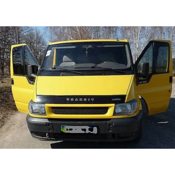 Дефлектор капоту мухобійка для Ford Transit 1999-2007 Євро Кріплення (Vip Tuning) FR15