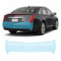 Антигравійна захисна бронеплівка за лекалами для Cadillac XTS I 2013-2019 - задній бампер