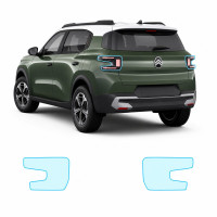 Антигравийная защитная бронепленка по лекалам для Citroen C3 Aircross II 2024- задние фонари стопы