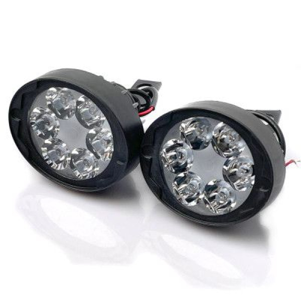 Додаткова LED фара 10W (1.5W*6) 10-60V 65x50x35 мм Далекий 104-10W 2 шт