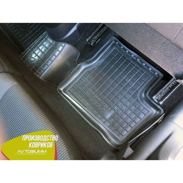 Автомобильные коврики в салон Peugeot 207 2006-2012 (Avto-Gumm)