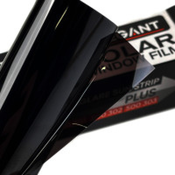 Тонувальна плівка для лобового скла 20х150 см Super dark black 5% (EL 500 302)