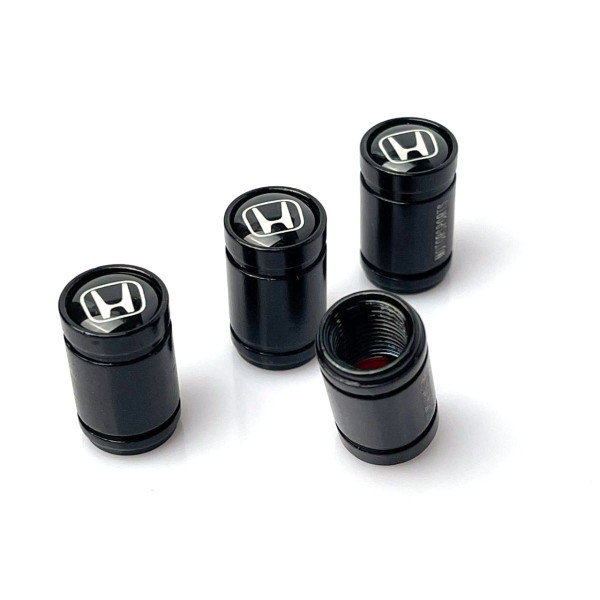 Защитные колпачки на ниппеля Honda Черные 4 шт