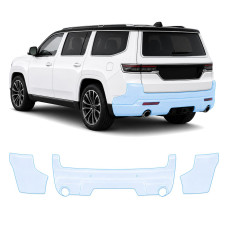 Антигравійна захисна бронеплівка за лекалами для Jeep Grand Wagoneer WS 2021- задній бампер