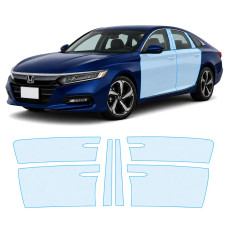 Антигравійна захисна бронеплівка за лекалами для Honda Accord X facelift 2021-2022 - зони дверей і стійки вікон