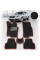3D EVA Коврики в салон для Volkswagen Passat B6 2005-2010 З Підп'ятником Чорні-Червоний кант 5 шт