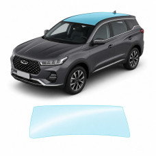 Антигравийная защитная бронепленка по лекалам для Chery Tiggo 7 Pro I 2020-2022 - зона крыши