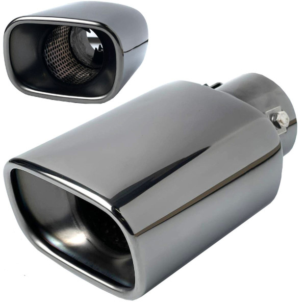 Насадка на глушитель Vitol 165x95-70x59 мм Темный Хром (НГ-0415-BK)