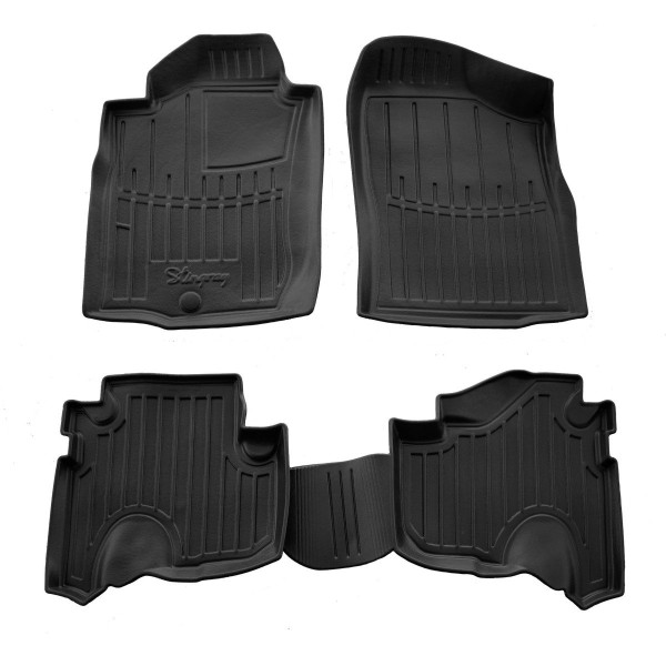 Комплект 3D ковриков в салон Toyota Land Cruiser Prado (J90) (3 doors) (1996-2002)