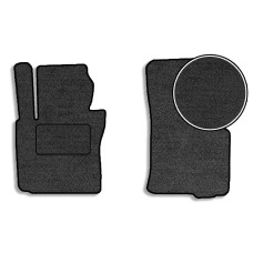 Передні ворсові килимки для Volkswagen Golf VI 2008-2012 з підп'ятником 2 шт (Carrera)