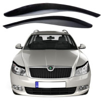 Реснички фар Skoda Octavia A5 2010- Ресталинг Voron Glass