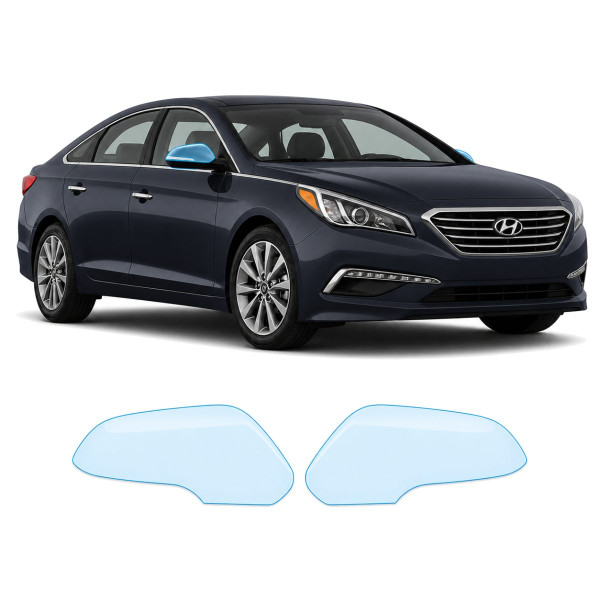 Антигравийная защитная бронепленка по лекалам для Hyundai Sonata LF 2014-2017 - зеркала
