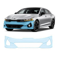 Антигравійна захисна бронеплівка за лекалами для Kia K5/Optima DL3 2020-2023 - передній бампер