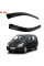 Дефлектори вікон вітровики Mercedes Vito 2003-2015 W639 8 см Скотч 3M Voron Glass