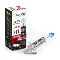 Автолампа галогенная Solar Starlight + 60% / H1 / 55W / 12V / 1 шт (1231)