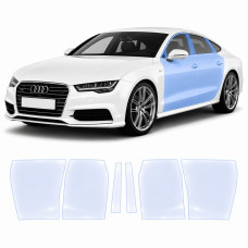 Антигравийная защитная бронепленка по лекалам для Audi A7 4G 2010-2018 - зоны дверей и стойки окон