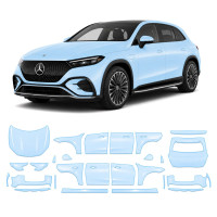 Антигравийная защитная бронепленка по лекалам для Mercedes-Benz EQE SUV X294 2022- полный кузов