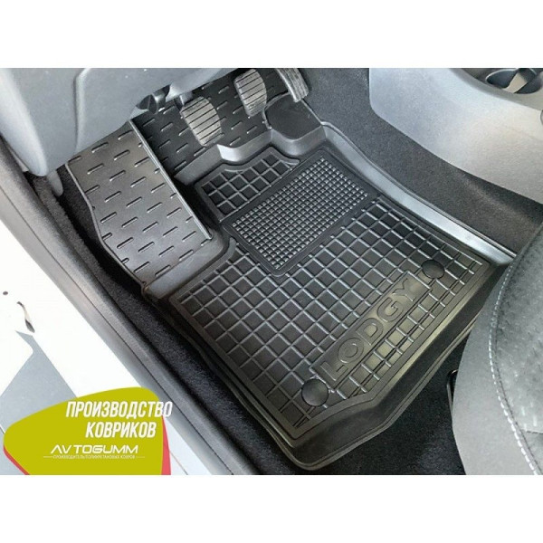 Передні килимки в автомобіль Renault Lodgy 2013- (Avto-Gumm)