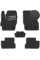 Коврики в салон EVA для Mazda 3 II BL SD/HB 2009-2013 с подпятником Черные-Серый кант 5 шт