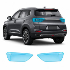 Антигравийная защитная бронепленка по лекалам для Chery Tiggo 4 Pro 2023- задние фонари стопы